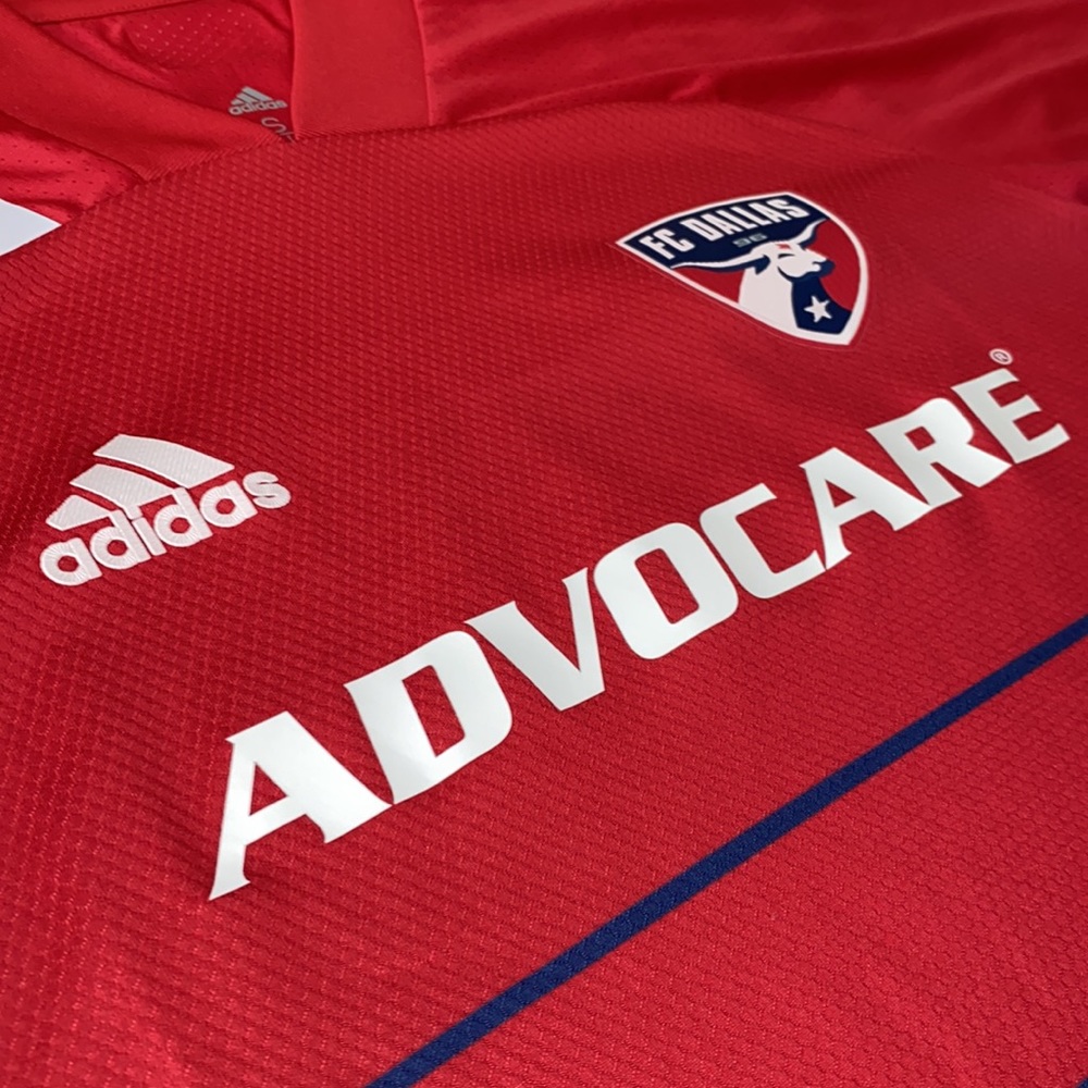 FC Dallas 20/21 Authentic Adidas MLS Legacy Red Jersey | Size Small - Picture 5 of 14